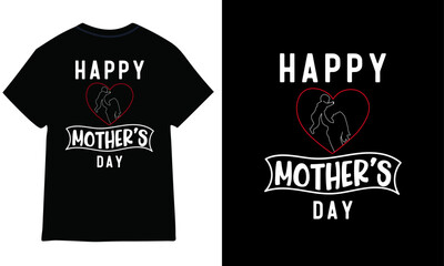 Happy Mother's Day t-shirt design,