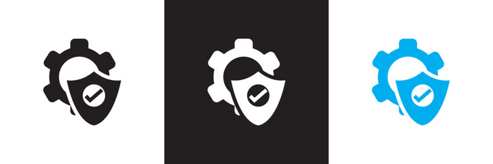 Obraz premium Configuration icon. Vector illustration. isolated on white and black background. EPS 10