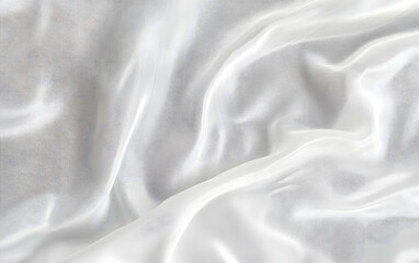 Naklejka premium White gray satin texture that is white silver fabric silk background with beautiful soft blur pattern natural.