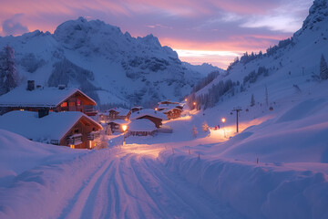 Beautiful snow winter landscape. Winter landscape. Beautiful wintry landscape