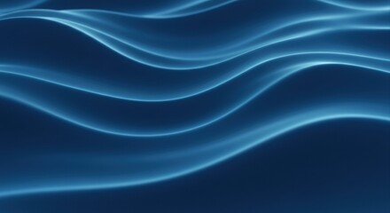 Smooth blue wave design.