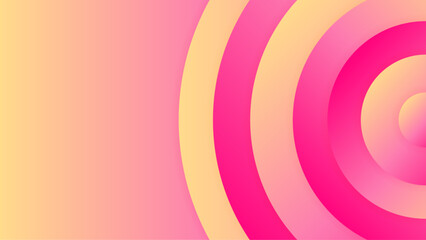 abstract peach and pink simple shapes gradient geometric background vector illustration, great for business project, presentation background, and wallpaper