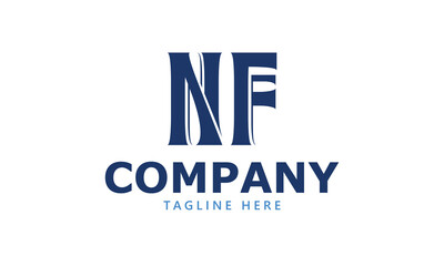 NF N nf initial logo | initial based abstract modern minimal creative logo, vector template image. luxury logotype logo, real estate homie logo. typography logo. initials logo