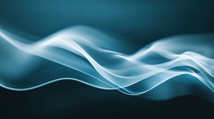 Serene blue abstract gradient, minimalistic and clean, evoking calm and tranquility.