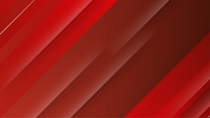 Obraz premium red gradient abstract geometric background vector illustration