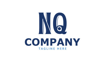NQ N nq initial logo | initial based abstract modern minimal creative logo, vector template image. luxury logotype logo, real estate homie logo. typography logo. initials logo