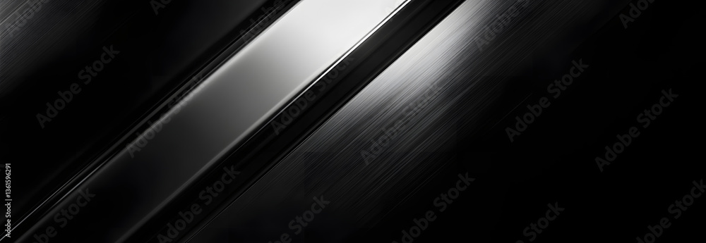 Poster abstract black and silver are light gray with white the gradient is the surface with templates metal