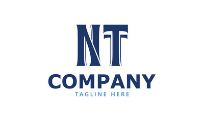 NT N nt initial logo | initial based abstract modern minimal creative logo, vector template image. luxury logotype logo, real estate homie logo. typography logo. initials logo
