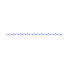 decorative wavy border element