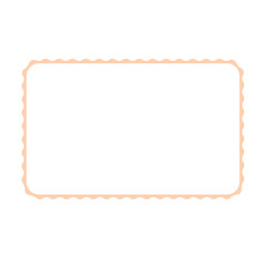 scalloped decorative frame