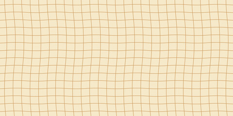 Yellow pink checkered textured paper sheet. Beautiful pastel color background, irregular geometric pattern, notebook page. geometric checkered image