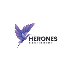 Herones Gradient Colorful Logo