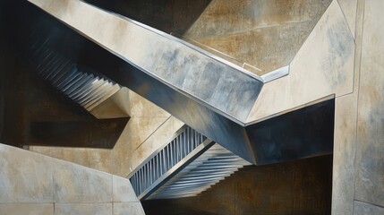 Modern Architectural Staircase Interior