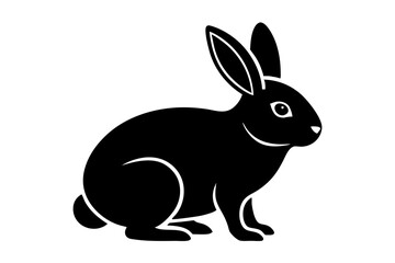 vector illustration of a rabbit