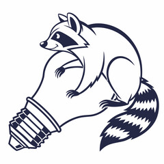 vector illustration of a squirrel