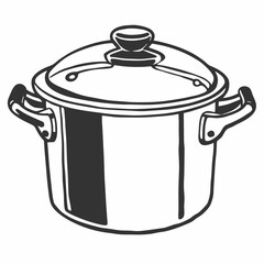 saucepan with lid