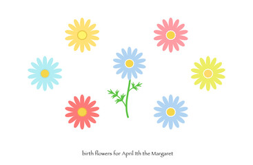 マーガレットのイラスト 01