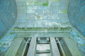 The ancient Chinese buildings