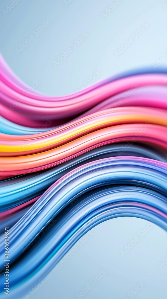 Poster ai generating custom color schemes for a website, optimizing the user experience, ai color palette d