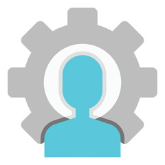 Worker Flat Icon