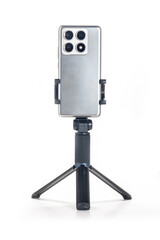 video camera on tripod