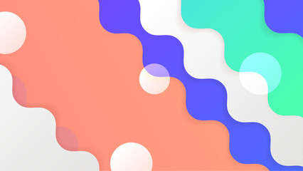 simple colorful abstract geometric background with shapes vector illustration