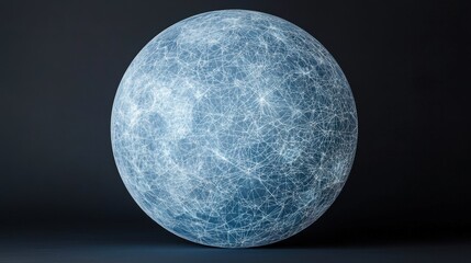 Obraz premium Digital Network Sphere.