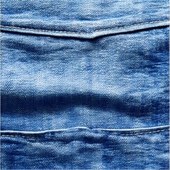 Fototapeta premium Detailed Close Up of Blue Denim Jeans Texture