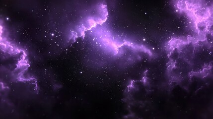 Naklejka premium Celestial event cosmic clouds in the night sky digital art nebula exploration atmospheric perspective