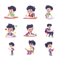 Kids Study Colored Set 3