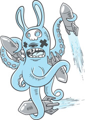cartoon illustration of a vector design