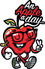 cartoon illustration of a vector design