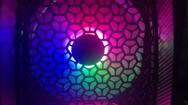 Computer Fan Changing RGB Colors
