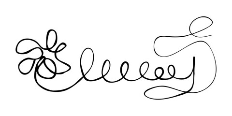 Hand drawn summer Signature isolated transparent background. Elegant ink texture swirl twirl Signature template design. Autograph vector illustration. EPS 10