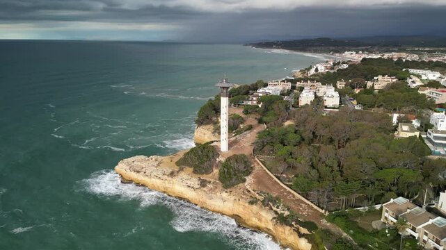 Faro de Torredembarra-Costa Dorada-Tarragona-Catalunya
