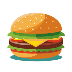 hamburger no background