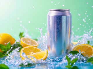Next-Level Energy Ad Concepts: Artistic Splash & Branding