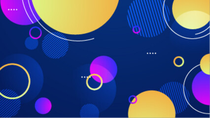 modern yellow blue and purple stylish abstract geometric background vector illustration, great for business project, presentation background, and wallpaper