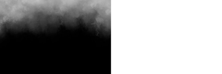 fog, smoke, translucent element for decoration. white clouds, haze, on a transparent and black background	