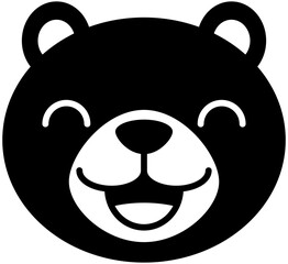 bear icon, character, emoji, emoticon