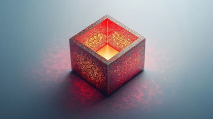 Illuminated Red Lantern