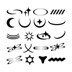 Y2K Elements Vector Asset Pack