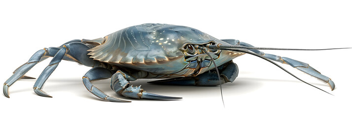 Detailed Illustration of a Horseshoe Crab (Xiphosura) in its Natural Marine Setting