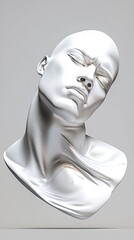 black and white image of a woman