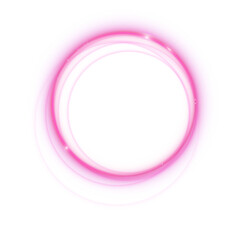 Pink Neon Circle