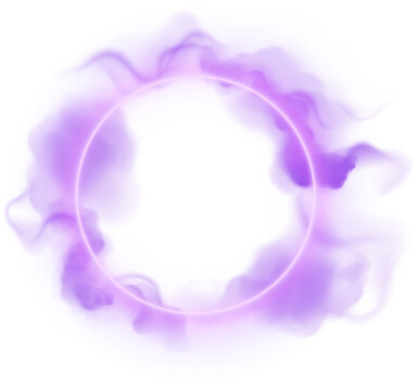 Neon Smoke Frame