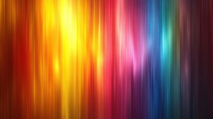 Obraz premium Vibrant rainbow stripes background, colorful abstract texture.
