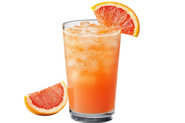 A Refreshing Grapefruit Spritz, Perfectly Chilled And Bubbly, Garnished With Juicy Grapefruit...
