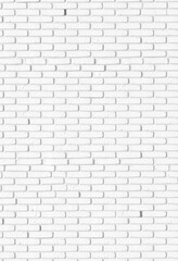 Clean white brick wall texture, perfect backdrop, rustic, interior