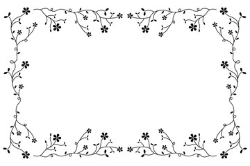 おしゃれ 植物 枠 フレーム